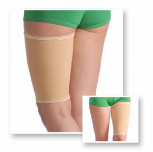 Bandáž stehna elastická bezšvová, béžová