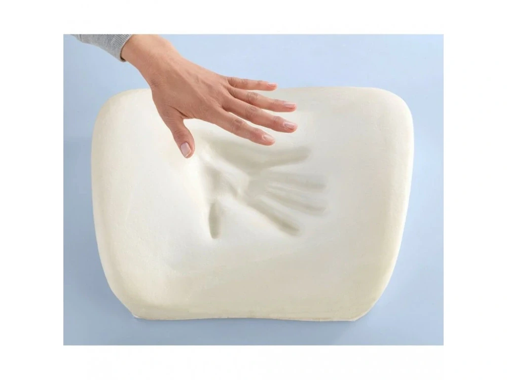 Anatomický výškovo nastaviteľný vankúš z pamäťovej peny a gélu