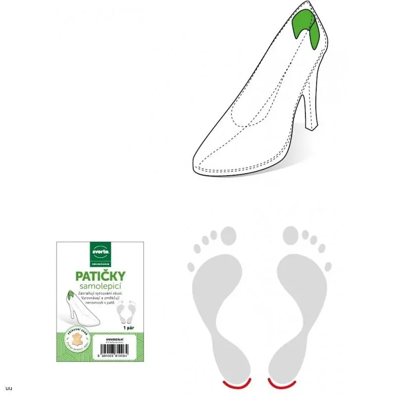 Pätičky samolepiace - čierne