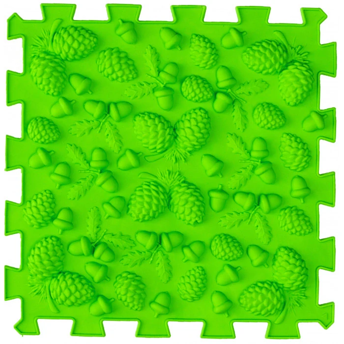 Masážna ortopedická podložka Puzzle Mix 10 prvkov